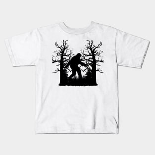 Funny Bigfoot and Sasquatch T Shirts Kids T-Shirt